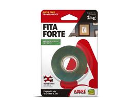 Fita Dupla Face Forte Adere Transp 24Mmx2M Blister