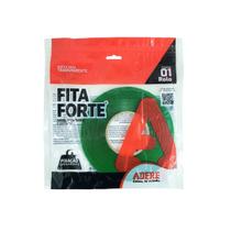 Fita Dupla Face Forte Transparente 09mm X 20m Adere