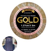 Fita Dupla Face Gold 5 Metros Para Prótese Lace Mega Hair Fita Dupla Face Gold 5 Metros Para Prótese Lace Mega Hair