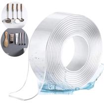 Fita Dupla Face Mágica Gel Adesivo Forte Impermeável Multiuso 5metros de Eficiencia Fita Dupla Face Mágica Gel Adesivo Forte Impermeável Multiuso 5metros de Eficiencia