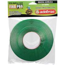 Fita dupla face massa acrilica verde 12mmx20m adelbras Fita dupla face massa acrilica verde 12mmx20m adelbras