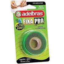 Fita Dupla Face Massa Adesiva Fixa PRO 12MM X 2M Adelbras