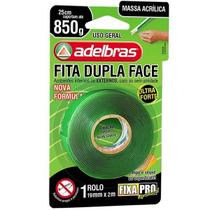 Fita Dupla Face Massa Adesiva Fixa PRO 19MM X 2M Adelbras