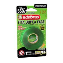 Fita Dupla Face Massa Adesiva Transparente Multiuso 12mm x 2m - Adelbras