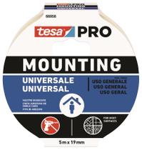 Fita Dupla Face Mounting Universal 19mmX5m Branca Tesa Pro 66958 Fita Dupla Face Mounting Universal 19mmX5m Branca Tesa Pro 66958