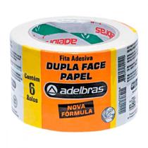 Fita Dupla Face Pap.Bco Adelb.12X30M
