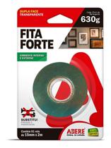Fita Dupla Face Profissional Extra Forte - 15 Mm X 2 Metros - Adere