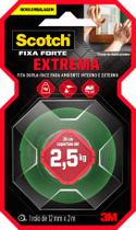 Fita Dupla face Scotch 12MM X 2M Fixação Extrema e Permanente - HB004750087 - 3M