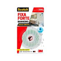 Fita Dupla Face Scotch Fixa Forte Banheiro 3M