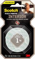 Fita dupla face scoth fixa forte interiores espuma 24mm x 1.5m