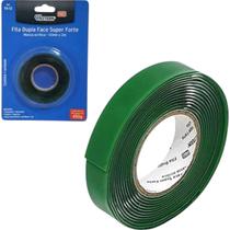 Fita Dupla Face Super forte Acrílica Verde 12mm X 2m