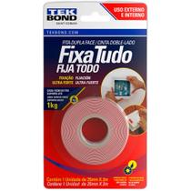 Fita Dupla Face Tekbond Acrilica Externa 25Mm X 2M