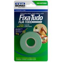 Fita Dupla Face Tekbond Acrilica Interna 25Mm X 2M