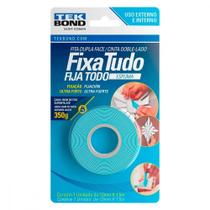 Fita Dupla Face Tekbond Fixa Tudo Espuma 12Mm X 1,5M - 350G Fita Dupla Face Tekbond Fixa Tudo Espuma 12Mm X 1,5M - 350G