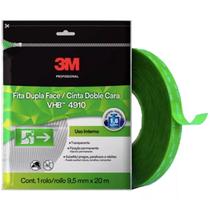 Fita Dupla Face Transparente 9,5mm X 20m Vhb 4910 3m Fita Dupla Face Transparente 9,5mm X 20m Vhb 4910 3m