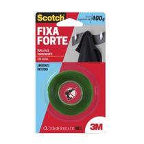 Fita Dupla Face Transparente Fixa Forte 12mm x 2m - Scotch 3M