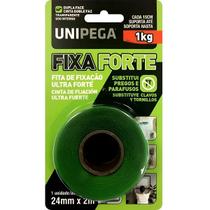 Fita Dupla Face Transparente Fixa Forte 24MM X 2M Unipega