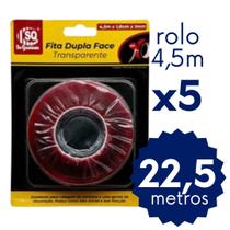 Fita Dupla Face Transparente Multifuncional, Lavável, Ultra Resistente e Reutilizável