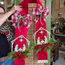 Fita Dupla Natalina Luz do Presépio 200x40cm