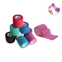 Fita Elástica Bandagem Adesiva e Auto Aderente Estética Fita Elástica Bandagem Adesiva e Auto Aderente Estética