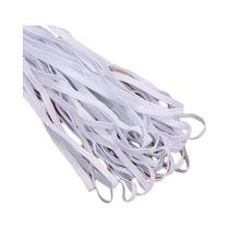Fita Elástica Plana Branca E Preta De 10m De Alta Elasticidade Para Costura, Corda Elástica, Roupa