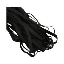 Fita Elástica Plana De Alta Elasticidade Branca E Preta De 10m Para Costura, Corda Elástica Para