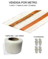 FITA ELETRICA ELETROFITA 2 polo 10A tela conectores p metro