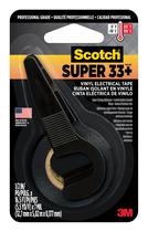 Fita elétrica Scotch Super 33+ Vinil em rolo de 1,3 cm x 5 m Fita elétrica Scotch Super 33+ Vinil em rolo de 1,3 cm x 5 m
