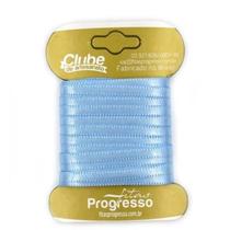 Fita em Cetim - Cor 246 Azul Celeste - 10 m x 4 mm - 1 unidade - Fitas Progresso - Rizzo Fita em Cetim - Cor 246 Azul Celeste - 10 m x 4 mm - 1 unidade - Fitas Progresso - Rizzo