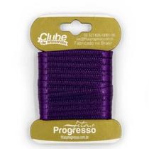 Fita em Cetim - Cor 675 Violeta - 10 m x 4 mm - 1 unidade - Fitas Progresso - Rizzo Fita em Cetim - Cor 675 Violeta - 10 m x 4 mm - 1 unidade - Fitas Progresso - Rizzo