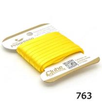 Fita em Cetim - Cor 763 Amarelo Gema - 10 m x 4 mm - 1 unidade - Fitas Progresso - Rizzo Fita em Cetim - Cor 763 Amarelo Gema - 10 m x 4 mm - 1 unidade - Fitas Progresso - Rizzo