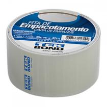 Fita Embal Tekbond 48X40Mm Transp - Kit C/4 Unidades