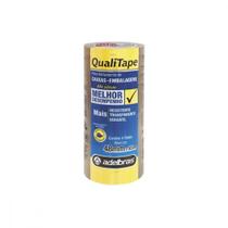 Fita Embalagem Adelbras Marrom 48 X 45 - Kit C/4 Fita Embalagem Adelbras Marrom 48 X 45 - Kit C/4