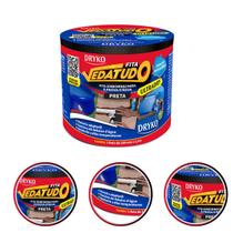 Fita Emborrachada Vedatudo Ultradry Dryko Preto 100mm x 1,5m Impermeável Multiuso Adesiva Piscinas
