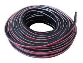 Fita Escovinha Colante Janela Porta Vidro 5x5 Preto - 1mts