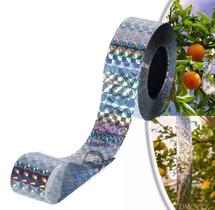 Fita Espanta Pássaros Refletiva Protege Frutas Plantações Afasta Aves Fita Espanta Pássaros Refletiva Protege Frutas Plantações Afasta Aves