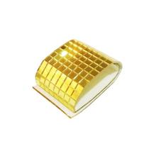 Fita Espelhada Gold Decoração E Mosaico 0,4 X 0,4 Cm 1 Metro - Atelie Arte Coisas