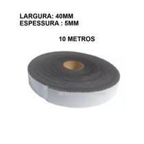 Fita espuma vedação e anti ruído eva 40mm x 5mm 10 metros adesiva Fita espuma vedação e anti ruído eva 40mm x 5mm 10 metros adesiva