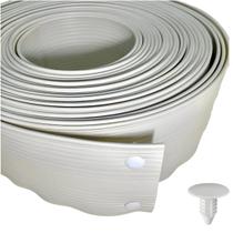 Fita Fechamento De Portão Branco12m X 10cm + 25 Arrebites Fita Fechamento De Portão Branco12m X 10cm + 25 Arrebites