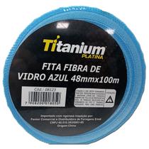 Fita Fibra De Vidro Azul 48mmx100m Titanium Fita Fibra De Vidro Azul 48mmx100m Titanium