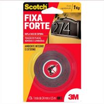 Fita Fixa Forte 3M Dupla Face Externa Ref.4411