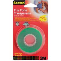Fita Fixa Forte Espuma TRANSP/VERDE 19MMX2M Fita Fixa Forte Espuma TRANSP/VERDE 19MMX2M