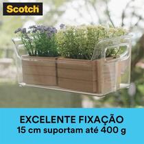 Fita fixa forte silicone transp/verde 12mmx2m 3m