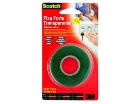 Fita Fixa Forte Transparente 200x1,2cm - Scotch