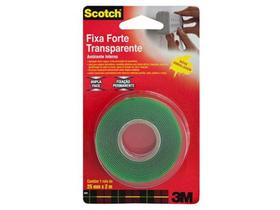 Fita Fixa Forte Transparente 200x2,5cm - Scotch
