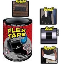 Fita Flex Tape Preta 10cm X 150cm Cola Tudo Multi Aplicação Fita Flex Tape Preta 10cm X 150cm Cola Tudo Multi Aplicação