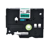 Fita Flexível Compatível Brother Tz Tze Fx721 Verde 9Mm