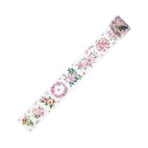 Fita Floral PET De 50mm X 2M, Etiqueta Adesiva Para Decoração De Diário E Scrapbook