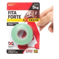 Fita forte extreme dupla face espuma 24 x 1,5m Fita forte extreme dupla face espuma 24 x 1,5m