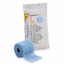 Fita Fundida 3M Scotchcast Plus - 2" x 12 Pés (Azul Claro) - Pacote com 2 Unidades